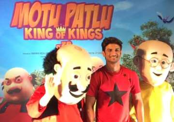 ‘Reel’ Dhoni unveils 'Motu Patlu' trailer, film to release on October 14