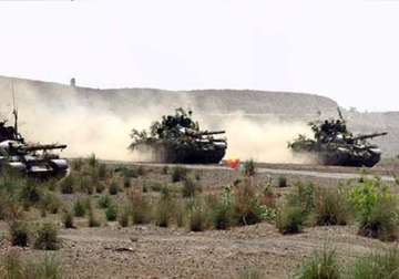 Pak Army tanks seen participating in joint exercise near international border