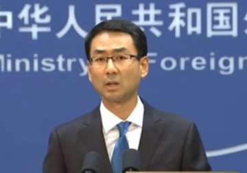 China Foreign Ministry spokesman Geng Shuang 