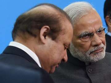 PM Narendra Modi with Pak PM Nawaz Sharif