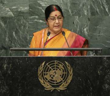 Sushma Swaraj at UNGA