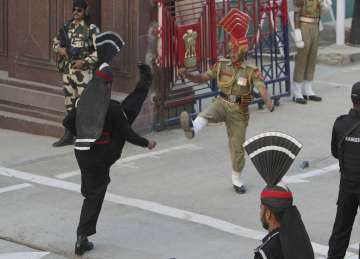 Wagah border, surgical strikes