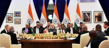 PM Modi with Brazilian President, Russian President, Chinese President