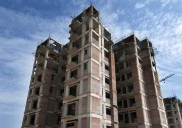 File pic of an underconstruction building in Noida. 