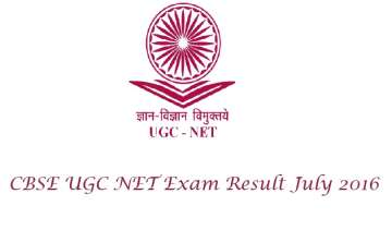 CBSE UGC NET Result July 2016