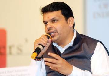 File photo - Maha CM Devendra Fadnavis speaks to media in Mumbai