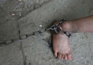 Pic of minor chained in a Jammu madrasa goes viral