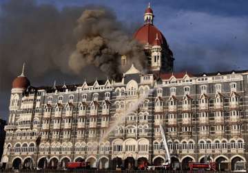 File pic - A view of hotel Taj attacked by Pak militants in 2008