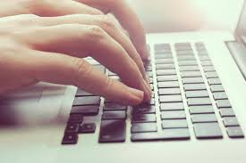 typing on keyboard 