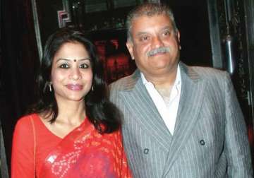 File pic of Indrani with her husband Peter 