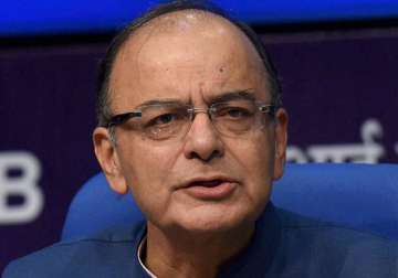 File pic of Finance Minister Arun Jaitley addressing media in New Delhi