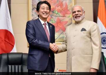 PM Modi with Shinzo Abe