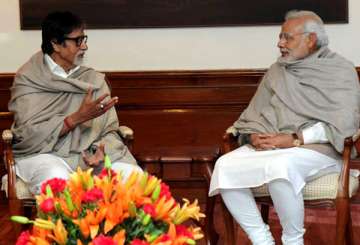 PM Modi sends birthday wishes to Big B