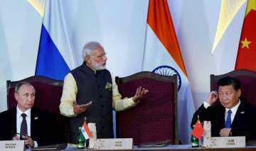 PM Modi with President Xi and President Putin