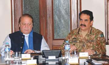 Nawaz Sharif and Gen Raheel Sharif