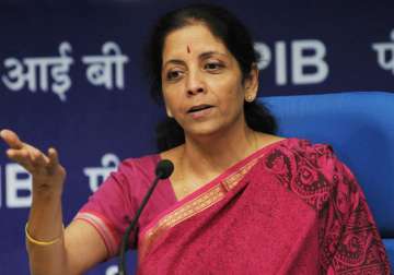 File pic of Commerce and Industry Minister Nirmala Sitharaman