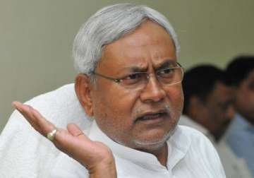 File pic - Bihar Chief Minister Nitish Kumar