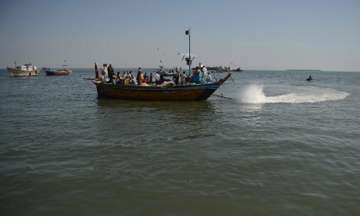 Pakistani fishermen