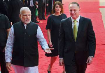 John Key, Narendra Modi, India-New Zealand 