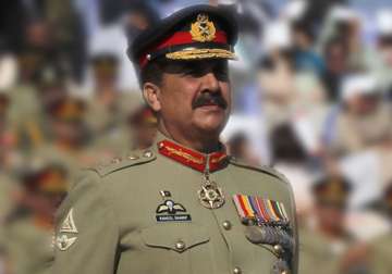 File pic of Pak Army chief Raheel Sharif