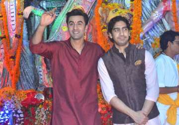 Ranbir Kapoor celebrates Durga Puja with best friend Ayan Mukerji