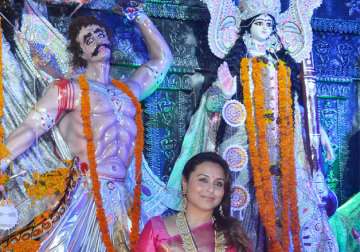 Rani Mukerji celebrates Durga Puja