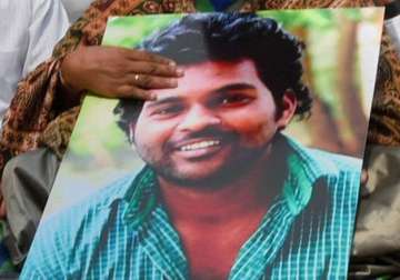File pic of University of Hyderabad scholar Rohith Vemula