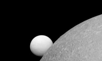 Saturn, Dione, NASA