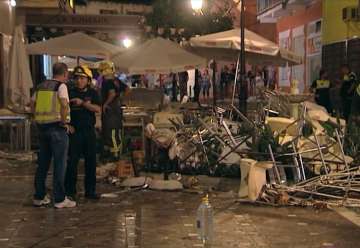 Explosion, Spain, cafe