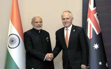 Narendra Modi, Malcolm Turnbull, Australia