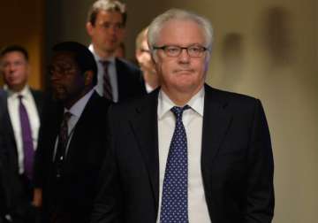 File pic of Russia’s Ambassador to the UN Vitaly Churkin