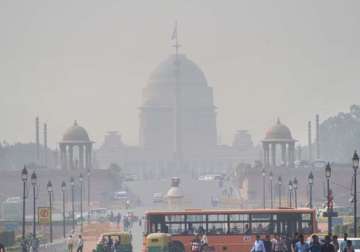 File pic - Rashtrapati Bhavan. Air pollution levels have reached a record high.