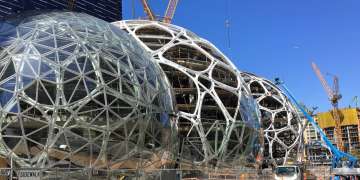 Amazon corporate headquarters in Seattle