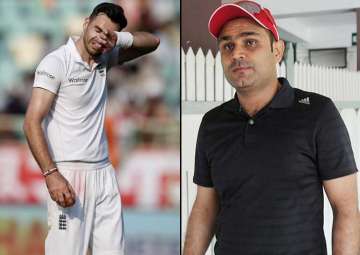 Virender Sehwag, James Anderson, King Pair