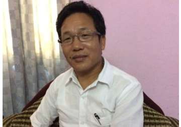 File pic of Bamang Tago, manager of Indian badminton team