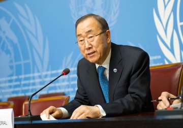 File pic - United Nations Secretary-General Ban Ki-moon