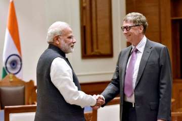 Bill Gates with PM Modi