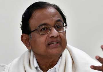 File pic of P Chidambaram