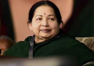 File pic of Tamil Nadu Chief Minister Jayalalithaa 