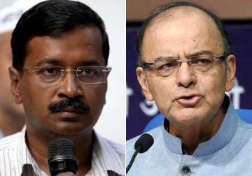 File pic - Arvind Kejriwal and Arun Jaitley