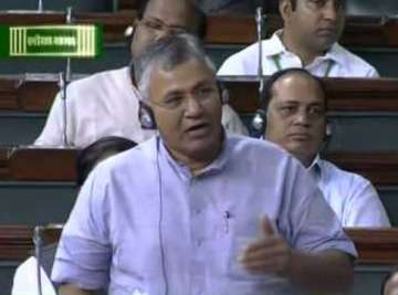 Minister of State for Law P P Chaudhary in Lok Sabha 