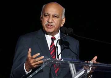 File pic - MoS for External Affairs MJ Akbar 