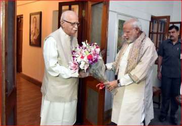 PM Modi with LK Advani