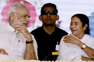 PM Modi with Mamata Banerjee