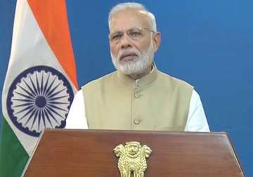 File pic - PM Narendra Modi addressing nation on Nov 8 evening. 