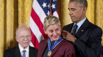 Obama lauds Ellen DeGeneres