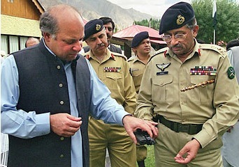 Gen Musharraf with Nawaz