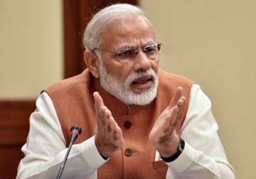 File pic - PM Narendra Modi chairs a meet at PMO