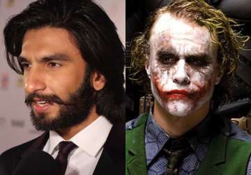 Ranveer Singh likens his Padmavati character to Heath Ledger’s Joker