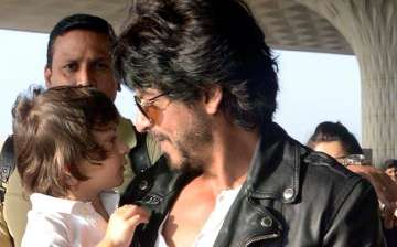 Shah Rukh Khan with AbRam